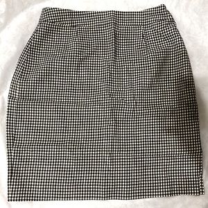 Ralph Lauren Collection Tan Plaid Wool Skirt